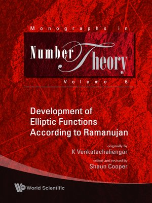 cover image of Development of Elliptic Functions According to Ramanujan